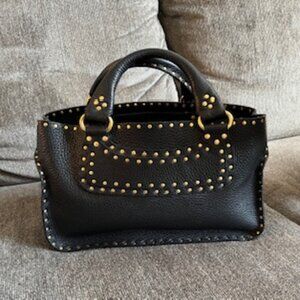 Celine Black Studded Boogie Bag